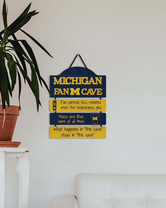 Michigan Wolverines Fancave Sign FOCO - FOCO.com