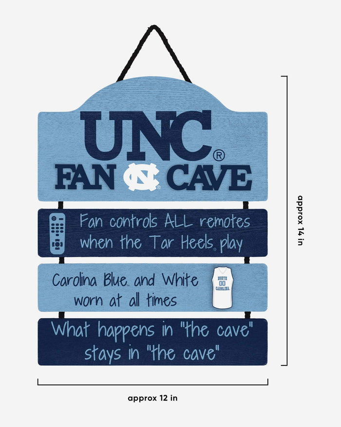 North Carolina Tar Heels Fancave Sign FOCO - FOCO.com