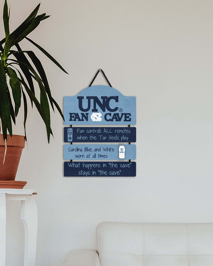 North Carolina Tar Heels Fancave Sign FOCO - FOCO.com