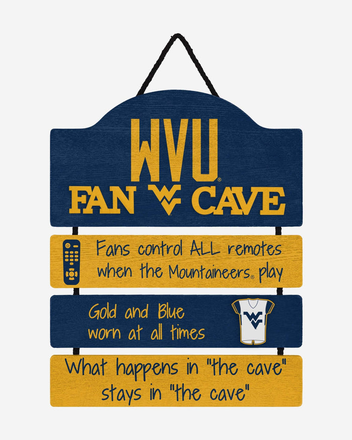 West Virginia Mountaineers Fancave Sign FOCO - FOCO.com