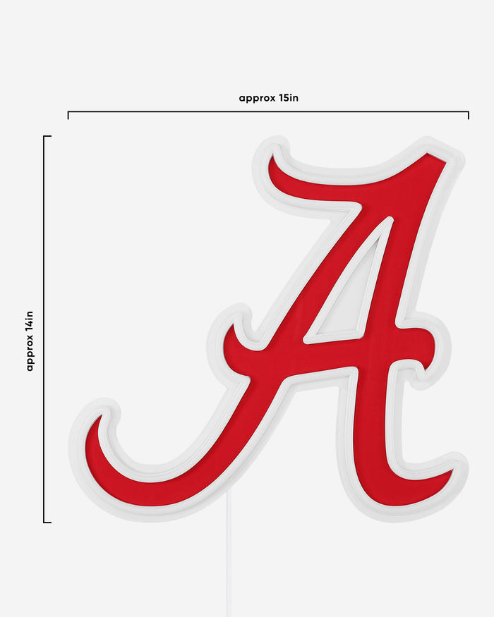 Alabama Crimson Tide LED Neon Light Up Team Logo Sign FOCO - FOCO.com