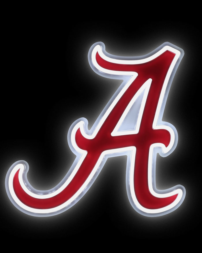 Alabama Crimson Tide LED Neon Light Up Team Logo Sign FOCO - FOCO.com