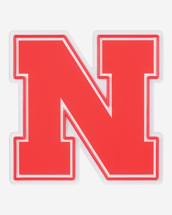 Nebraska Cornhuskers LED Neon Light Up Team Logo Sign FOCO - FOCO.com