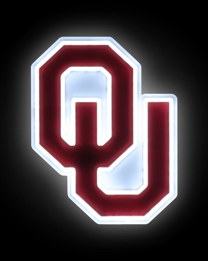 Oklahoma Sooners LED Neon Light Up Team Logo Sign FOCO - FOCO.com