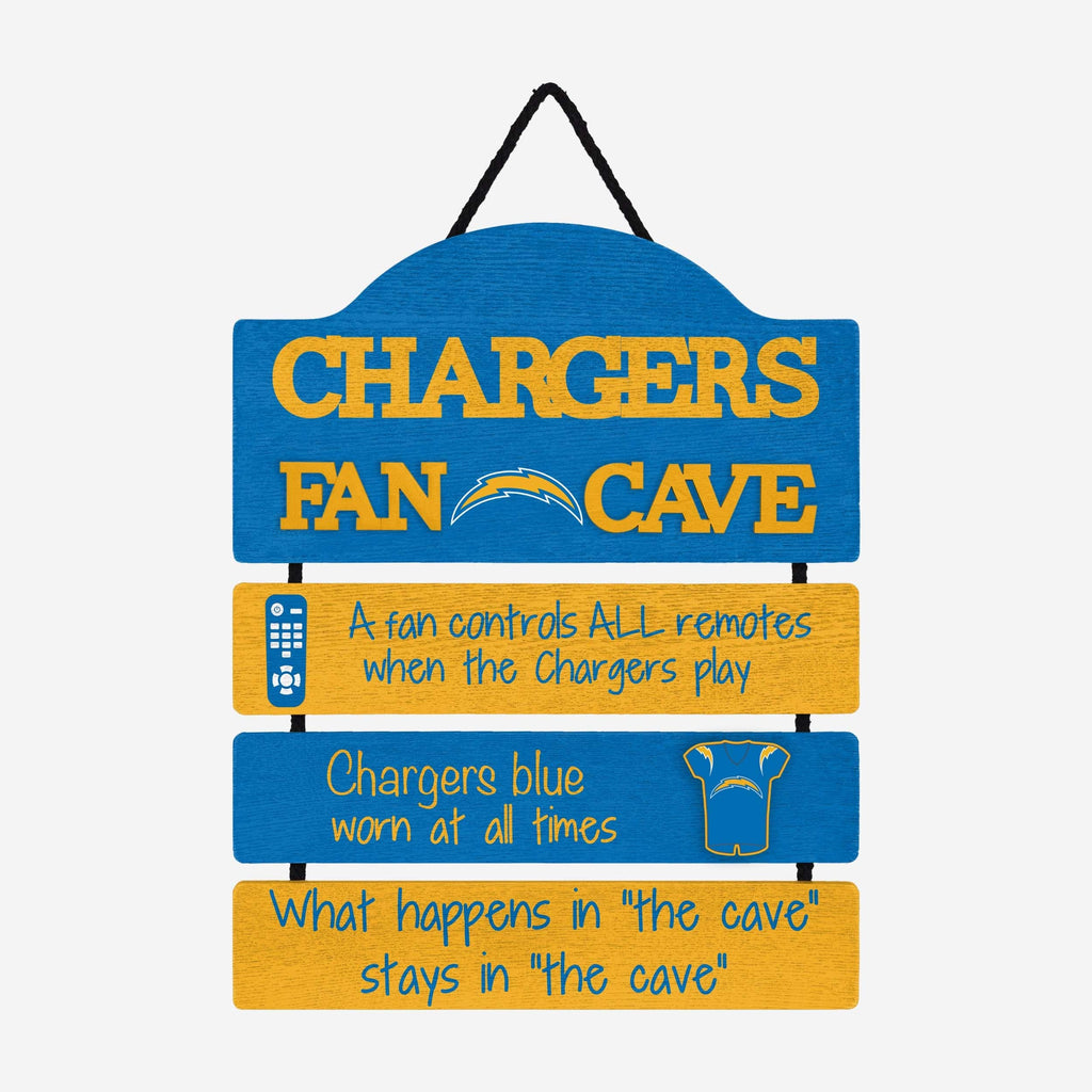 Los Angeles Chargers Fancave Sign FOCO - FOCO.com