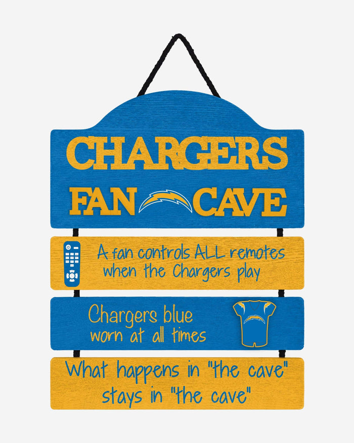 Los Angeles Chargers Fancave Sign FOCO - FOCO.com