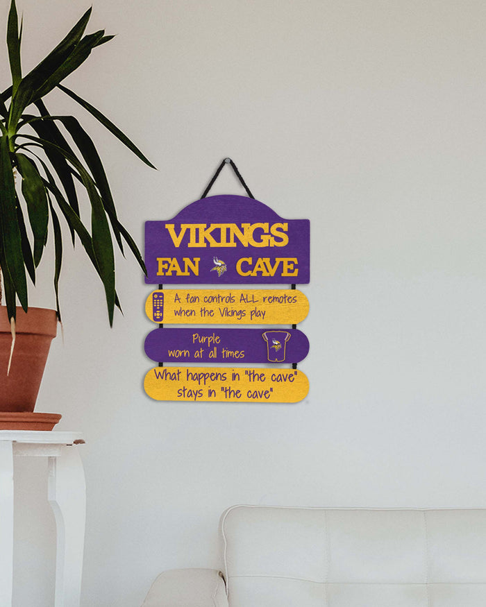 Minnesota Vikings Fancave Sign FOCO - FOCO.com