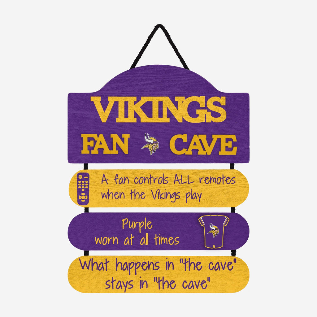 Minnesota Vikings Fancave Sign FOCO - FOCO.com