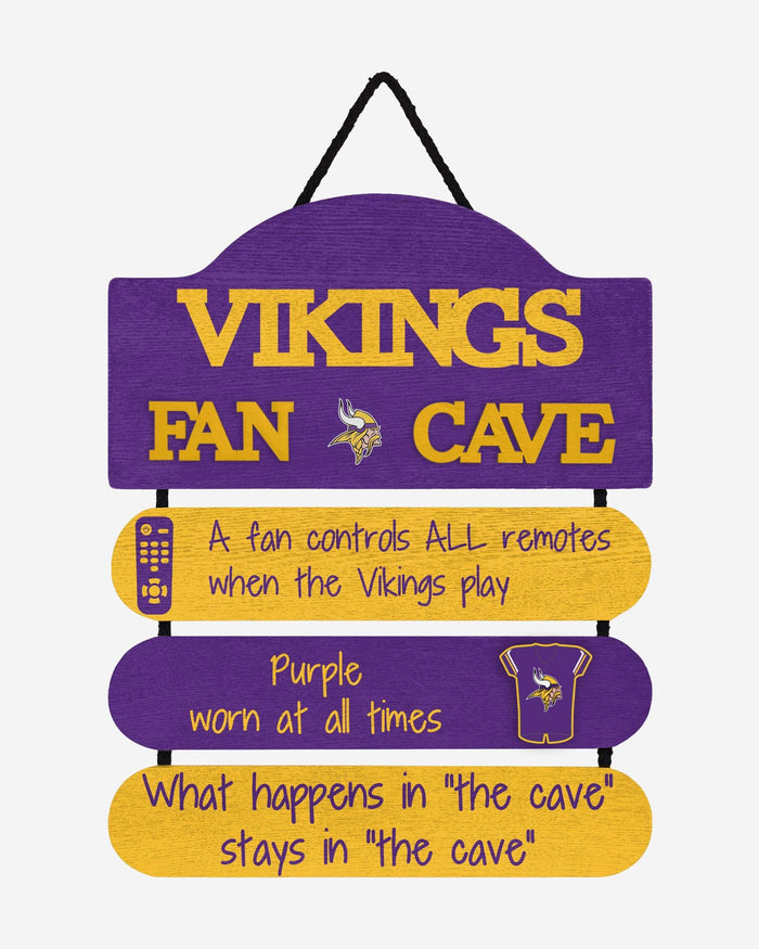 Minnesota Vikings Fancave Sign FOCO - FOCO.com