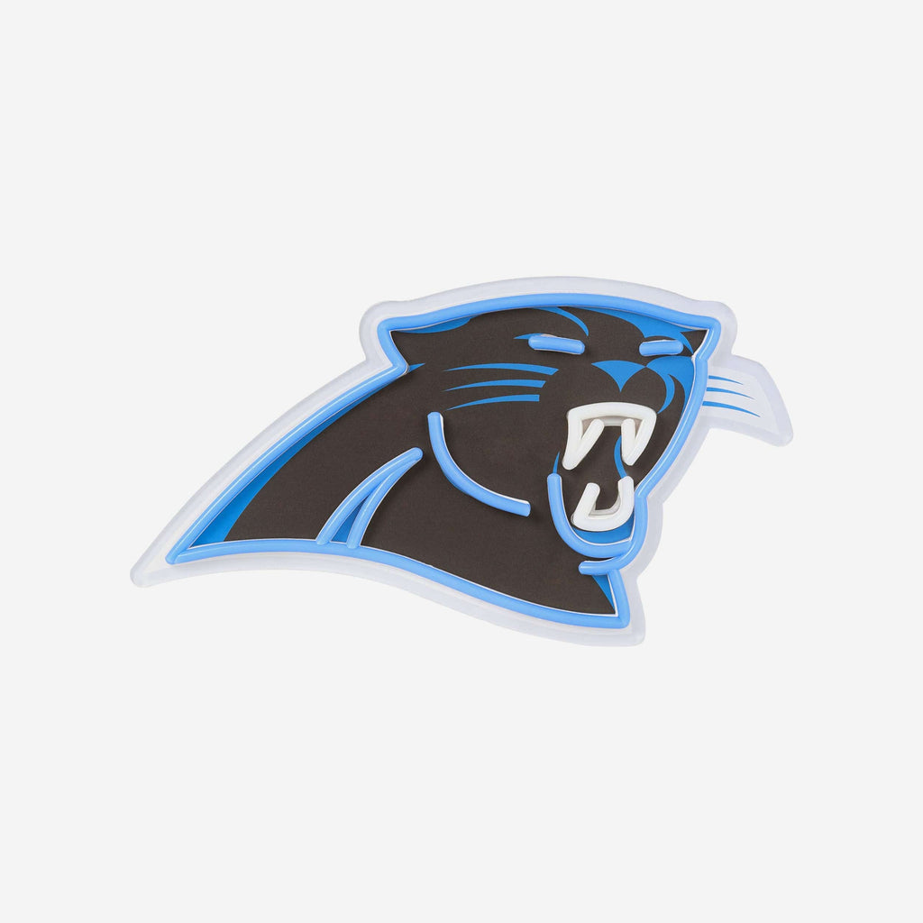 Carolina Panthers LED Neon Light Up Team Logo Sign FOCO - FOCO.com