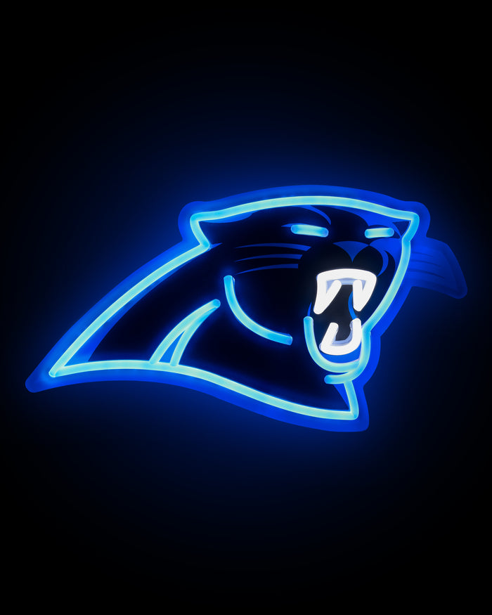 Carolina Panthers LED Neon Light Up Team Logo Sign FOCO - FOCO.com