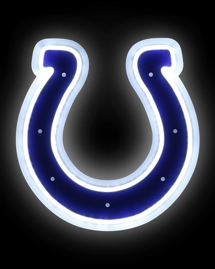 Indianapolis Colts LED Neon Light Up Team Logo Sign FOCO - FOCO.com