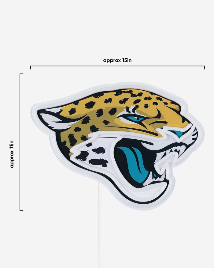 Jacksonville Jaguars LED Neon Light Up Team Logo Sign FOCO - FOCO.com