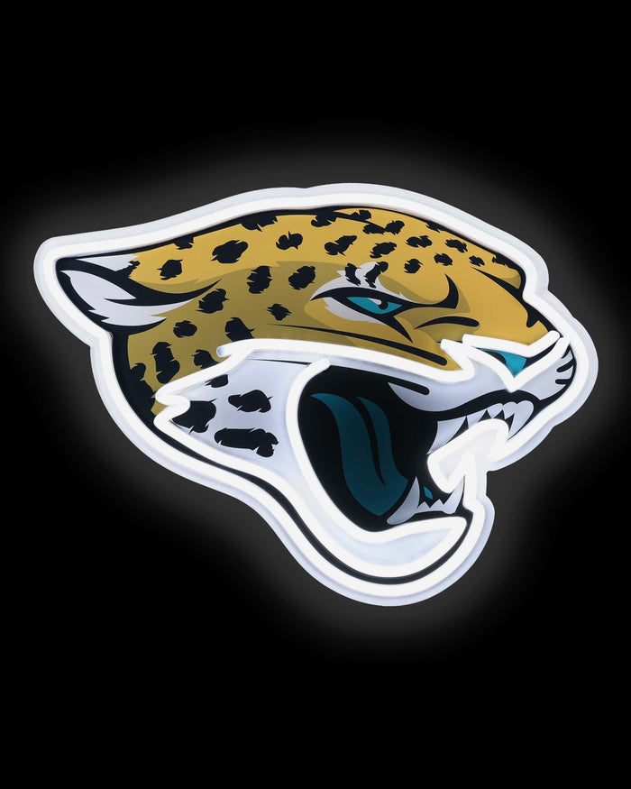 Jacksonville Jaguars LED Neon Light Up Team Logo Sign FOCO - FOCO.com