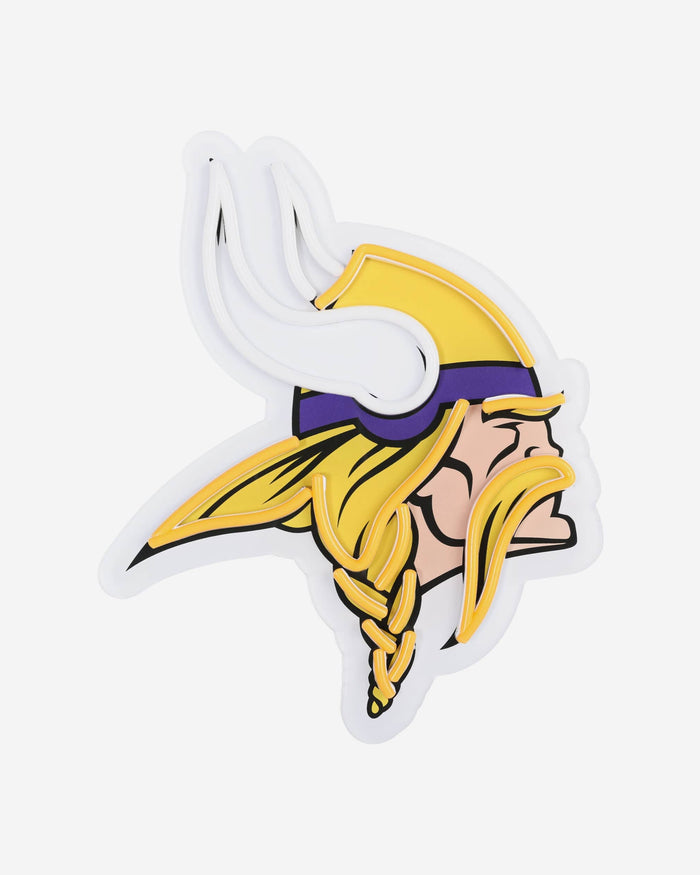 Minnesota Vikings LED Neon Light Up Team Logo Sign FOCO - FOCO.com