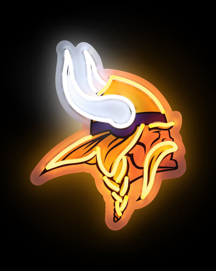 Minnesota Vikings LED Neon Light Up Team Logo Sign FOCO - FOCO.com