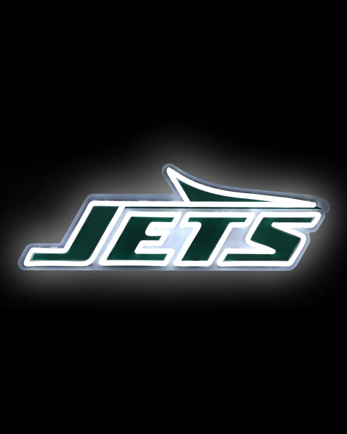 New York Jets LED Neon Light Up Team Logo Sign FOCO - FOCO.com