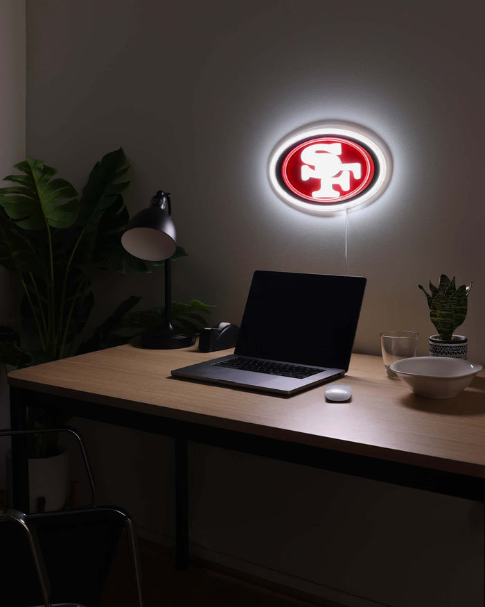 San Francisco 49ers LED Neon Light Up Team Logo Sign FOCO - FOCO.com