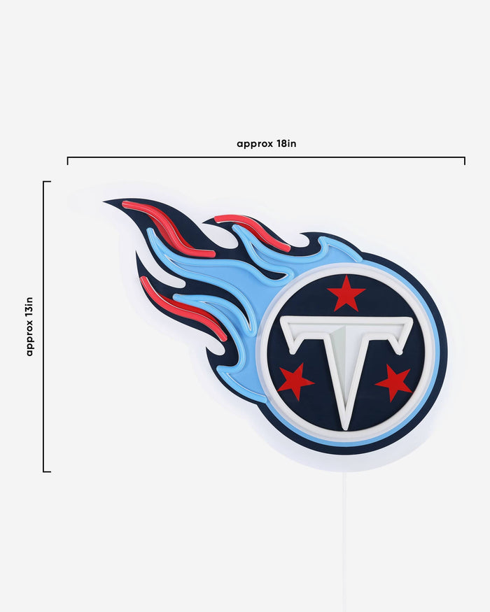 Tennessee Titans LED Neon Light Up Team Logo Sign FOCO - FOCO.com