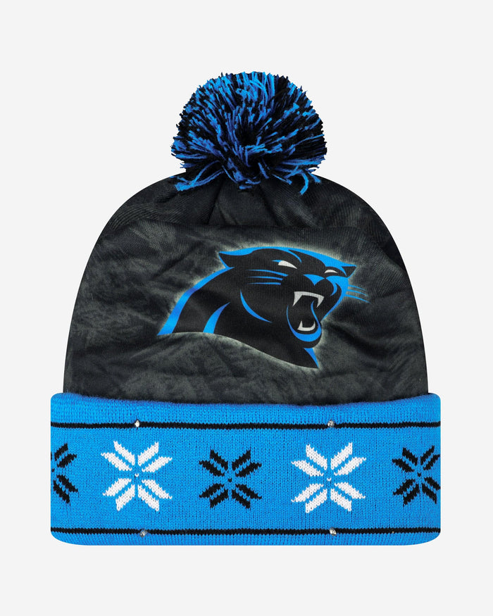 Carolina Panthers Big Logo Light Up Beanie FOCO - FOCO.com