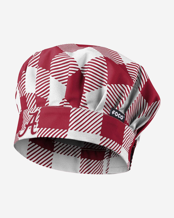 Alabama Crimson Tide Plaid Chef Hat FOCO - FOCO.com