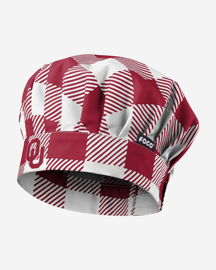 Oklahoma Sooners Plaid Chef Hat FOCO - FOCO.com