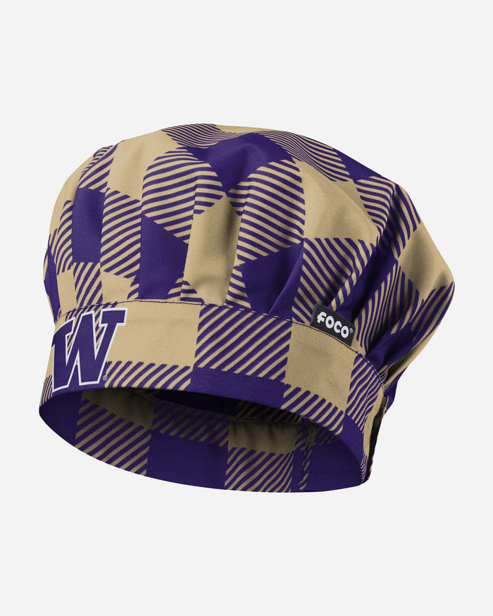 Washington Huskies Plaid Chef Hat FOCO - FOCO.com