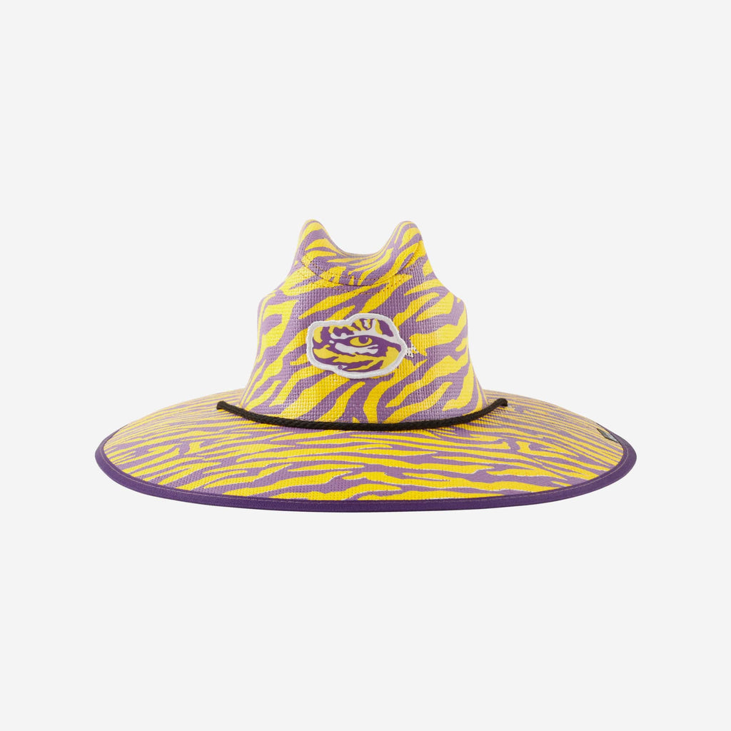 LSU Tigers Thematic Straw Hat FOCO - FOCO.com