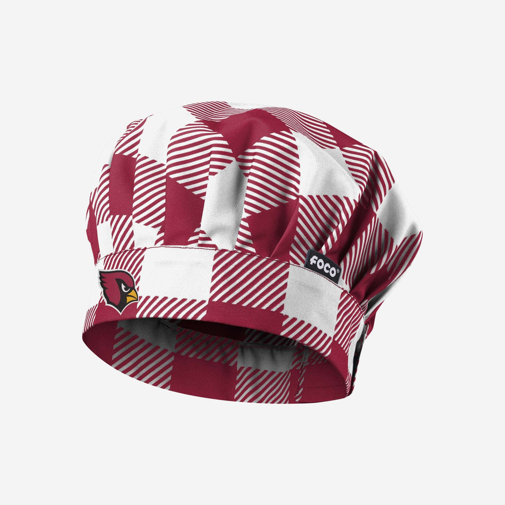 Arizona Cardinals Plaid Chef Hat FOCO - FOCO.com