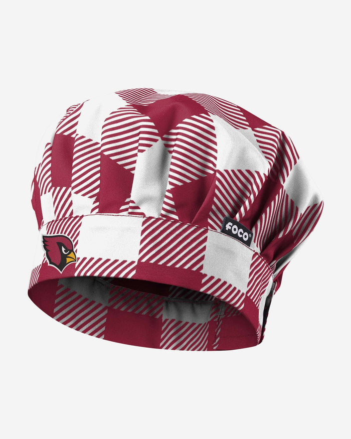 Arizona Cardinals Plaid Chef Hat FOCO - FOCO.com