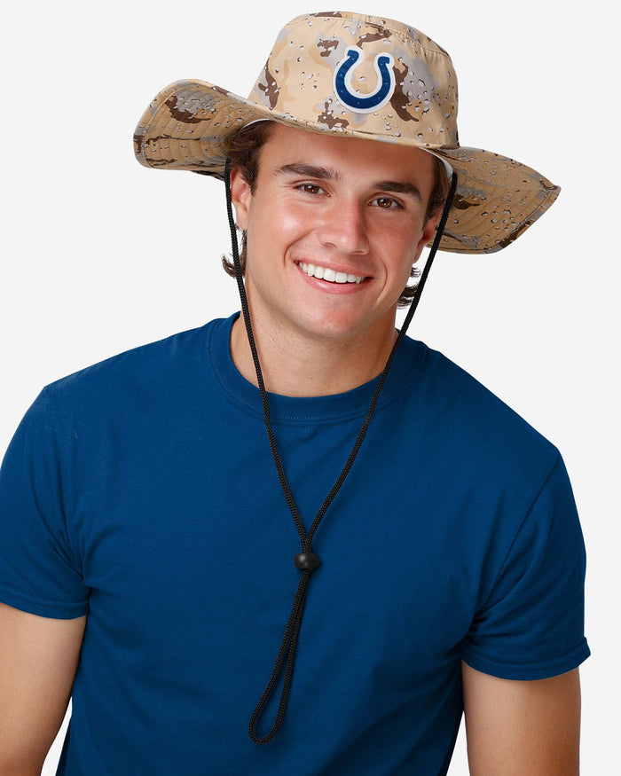 Indianapolis Colts Dark Desert Camo Boonie Hat FOCO - FOCO.com