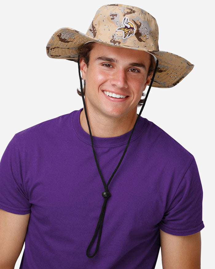 Minnesota Vikings Dark Desert Camo Boonie Hat FOCO - FOCO.com