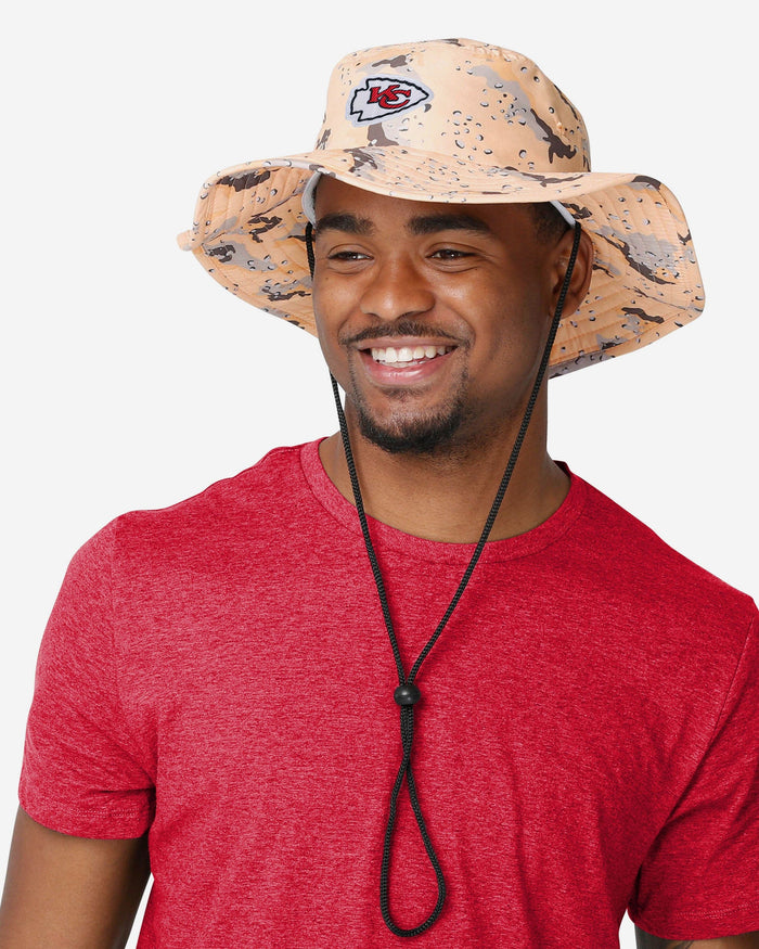 Kansas City Chiefs Light Desert Camo Boonie Hat FOCO - FOCO.com