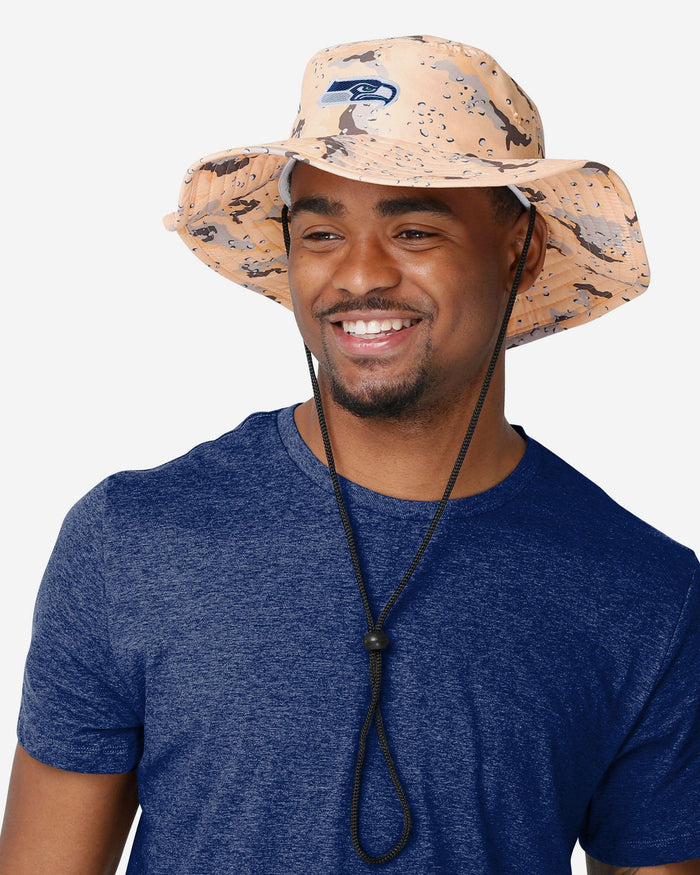 Seattle Seahawks Light Desert Camo Boonie Hat FOCO - FOCO.com