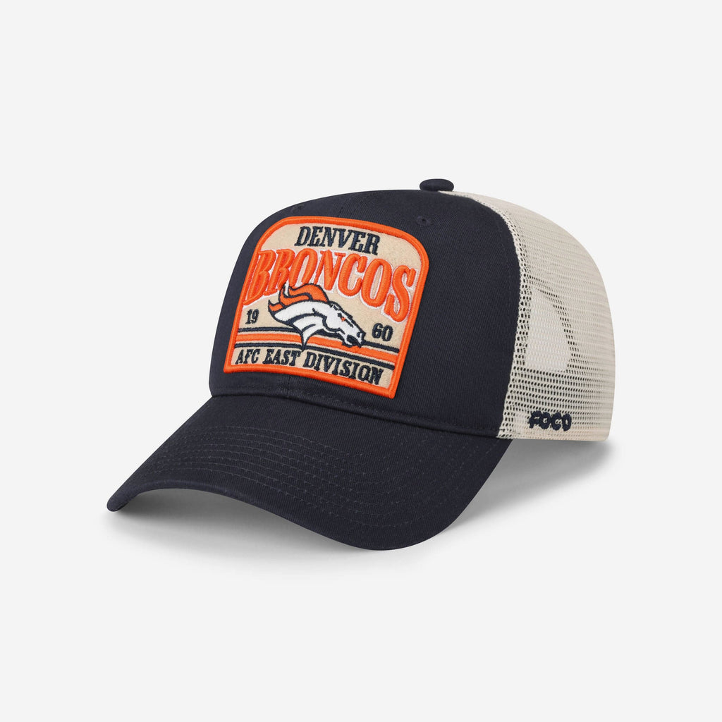 Denver Broncos Truckstop Patch Trucker RF Cap FOCO - FOCO.com