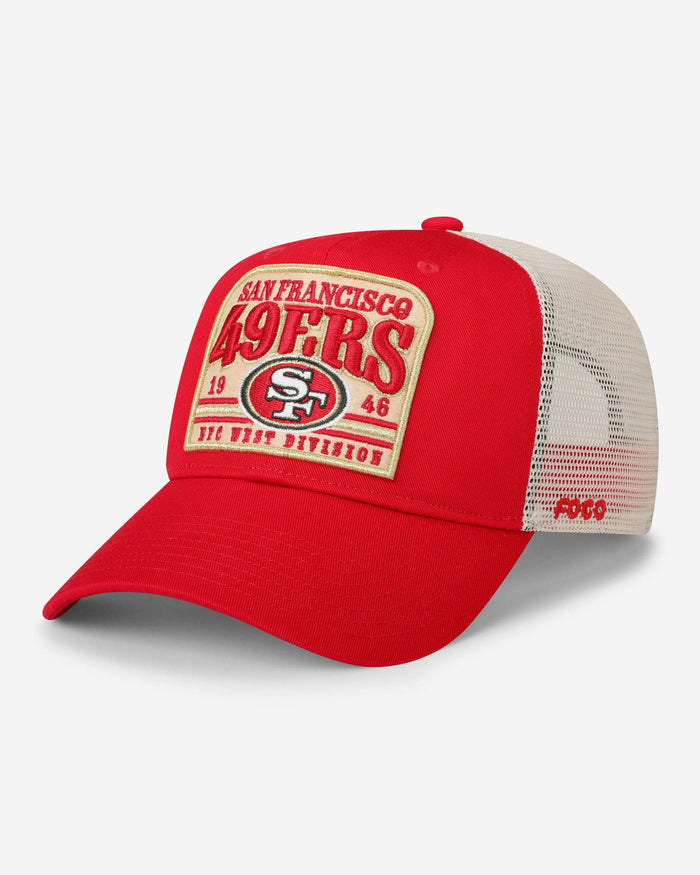 San Francisco 49ers Truckstop Patch Trucker RF Cap FOCO - FOCO.com