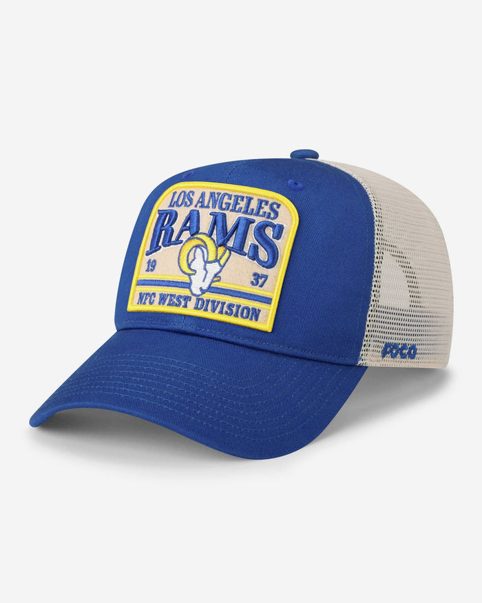 Los Angeles Rams Truckstop Patch Trucker RF Cap FOCO - FOCO.com