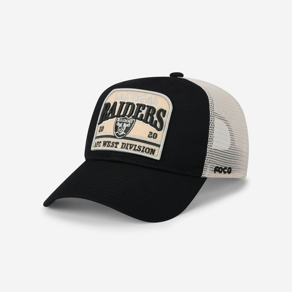 Las Vegas Raiders Truckstop Patch Trucker RF Cap FOCO - FOCO.com