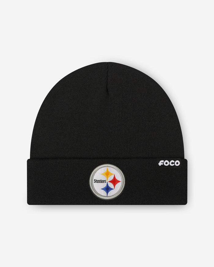 Pittsburgh Steelers Basic Primary Logo Beanie FOCO - FOCO.com