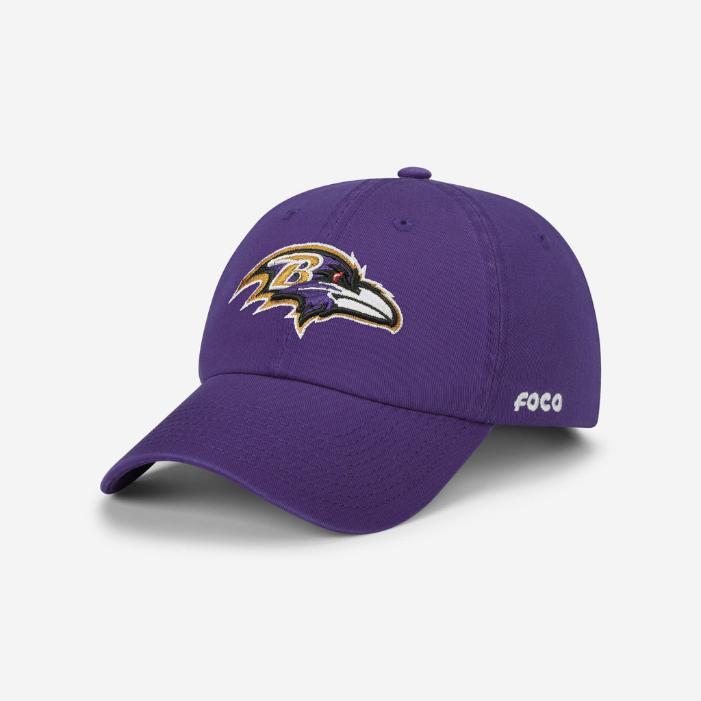 Baltimore Ravens Primary Logo Casual Cap FOCO Purple - FOCO.com