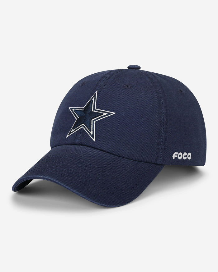 Dallas Cowboys Primary Logo Casual Cap FOCO Navy - FOCO.com