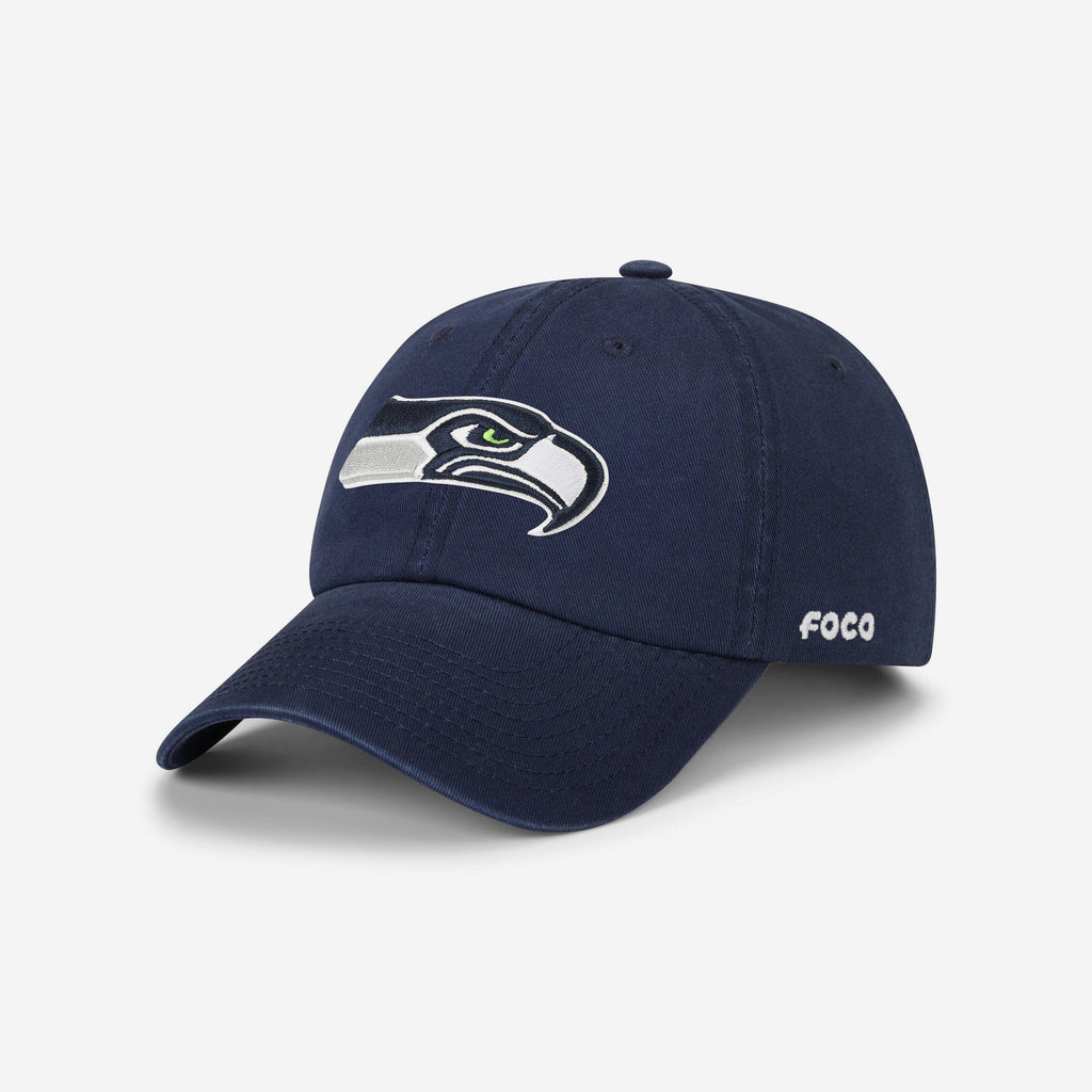 Seattle Seahawks Primary Logo Casual Cap FOCO - FOCO.com