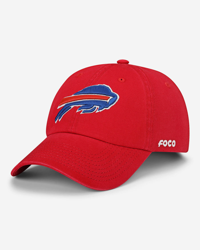 Buffalo Bills Primary Logo Casual Cap FOCO Red - FOCO.com