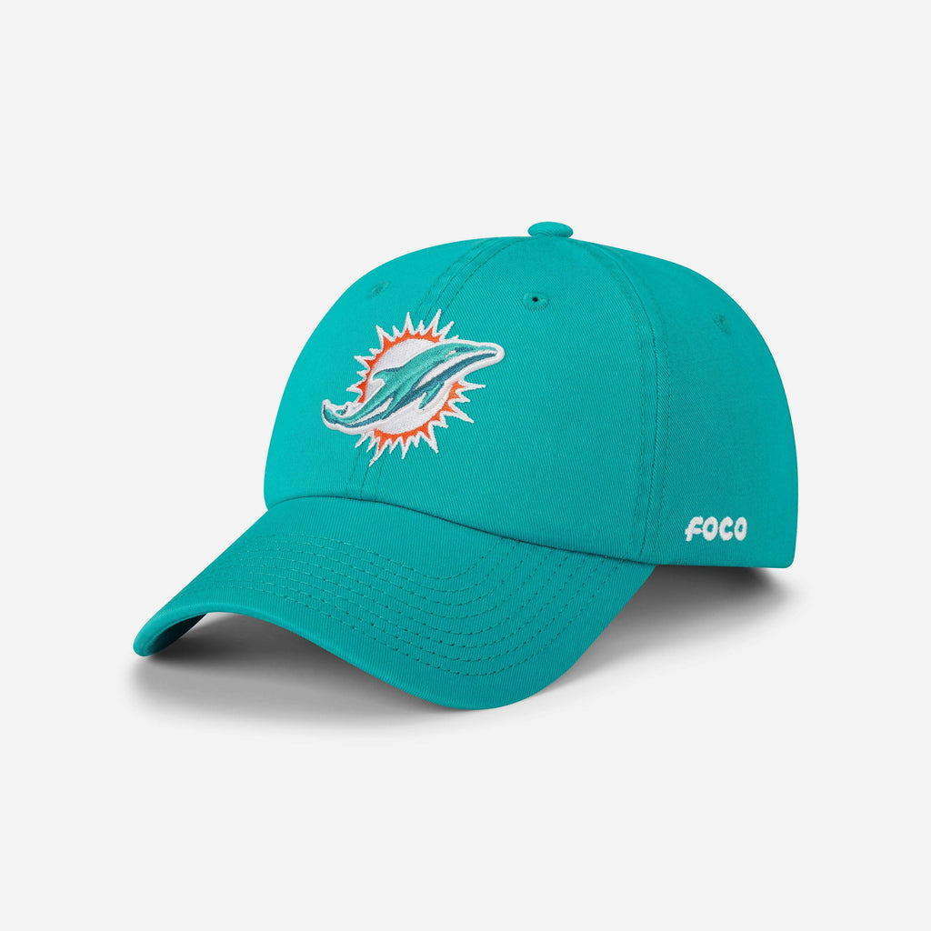 Miami Dolphins Primary Logo Casual Cap FOCO Neptune - FOCO.com