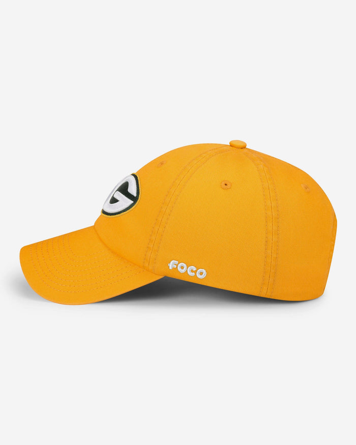 Green Bay Packers Primary Logo Casual Cap FOCO - FOCO.com