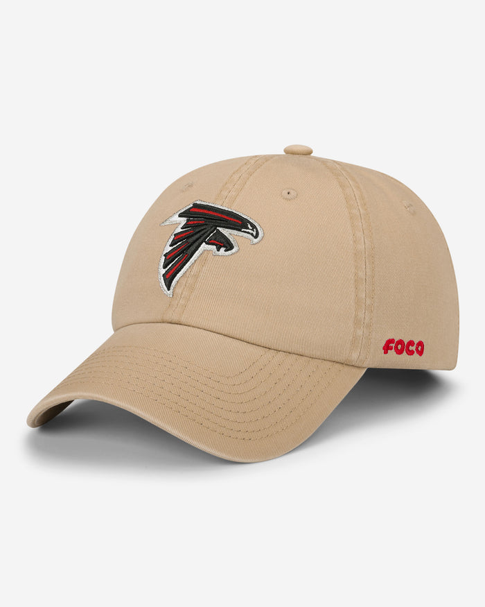 Atlanta Falcons Khaki Primary Logo Casual Cap FOCO - FOCO.com