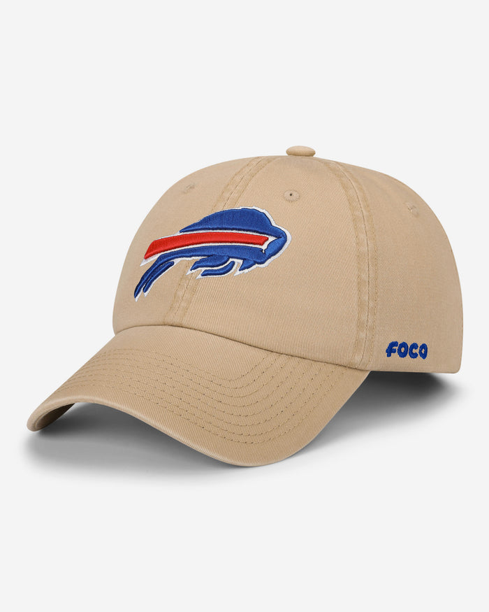 Buffalo Bills Khaki Primary Logo Casual Cap FOCO - FOCO.com