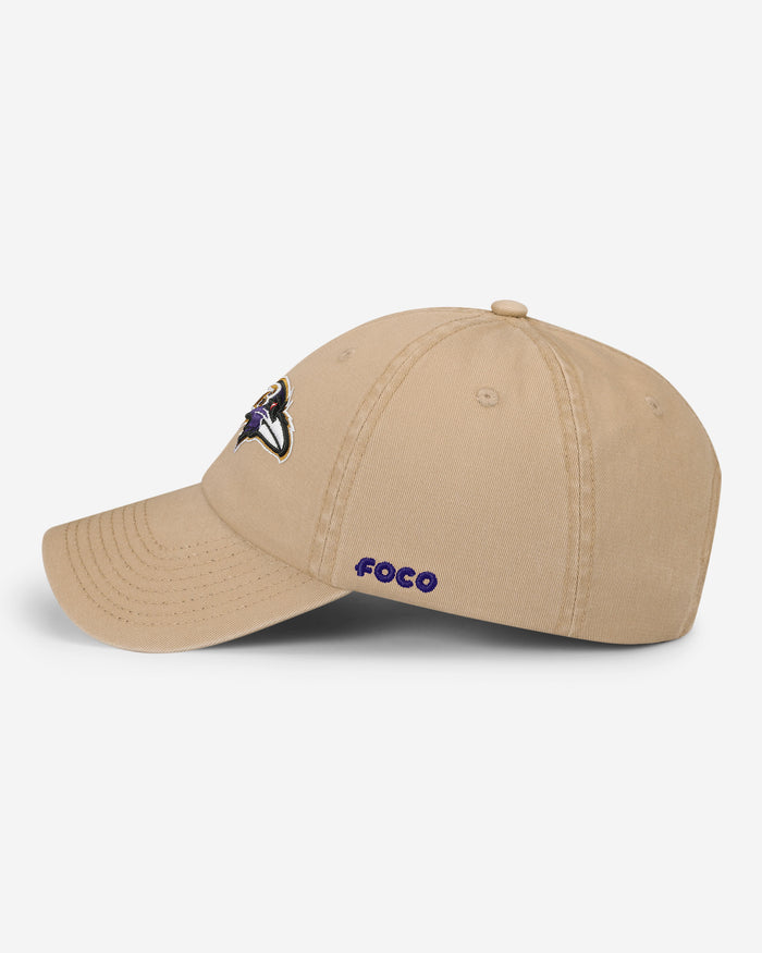 Baltimore Ravens Khaki Primary Logo Casual Cap FOCO - FOCO.com