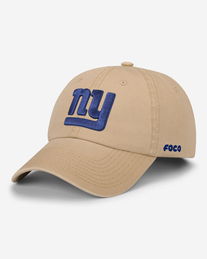 New York Giants Khaki Primary Logo Casual Cap FOCO - FOCO.com