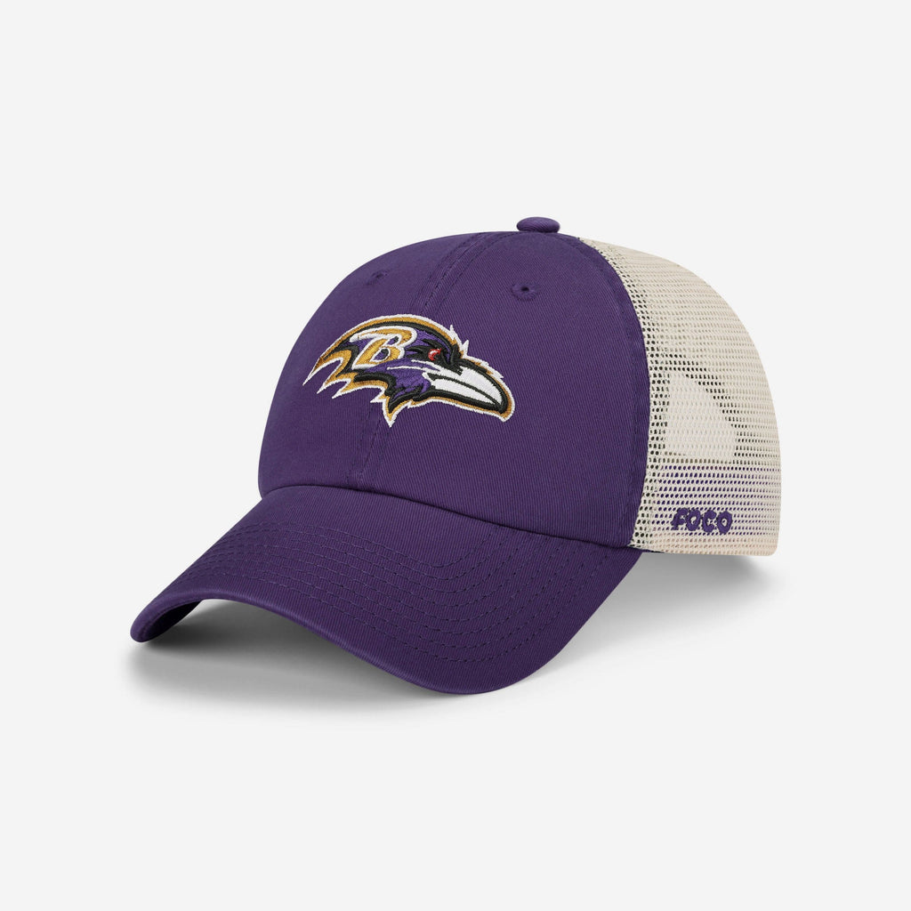 Baltimore Ravens Primary Logo Casual Trucker Cap FOCO - FOCO.com